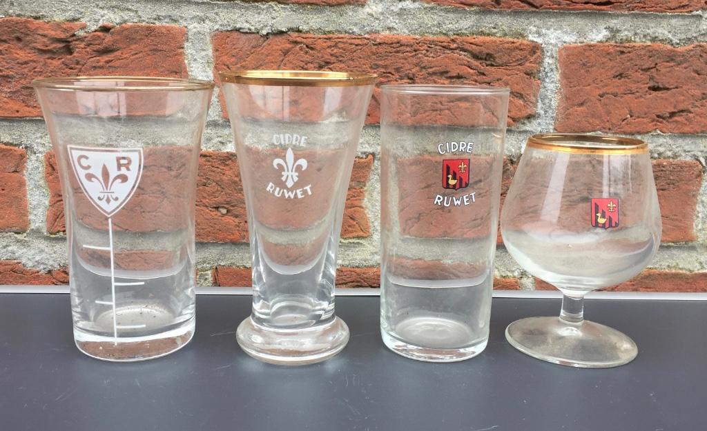 Lot CR Cidre Ruwet, Geraardsbergen-Bavikhove/Harelbeke, Verzamelen, Merken en Reclamevoorwerpen, Ophalen of Verzenden, Gebruikt