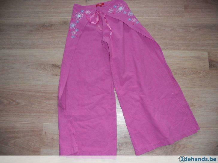 broek meisjes maat 134, Utilisé, Fille, Pantalon