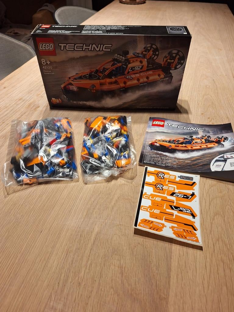 Lego Technic reddingshovercraft 42120, Ophalen of Verzenden