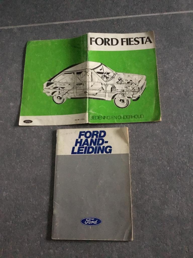 Ford Fiesta  instructie en handleiding boekjes, Ophalen