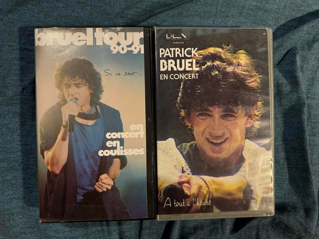 Patrick Bruel in concert VHS 1990 zoals het is, Alle leeftijden, Ophalen of Verzenden, Gebruikt, Muziek en Concerten