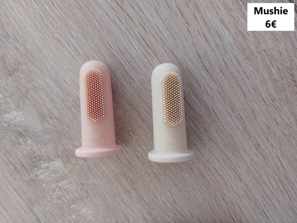 2 nieuwe tandenborstels Mushie baby, Ophalen of Verzenden, Nieuw, Overige typen