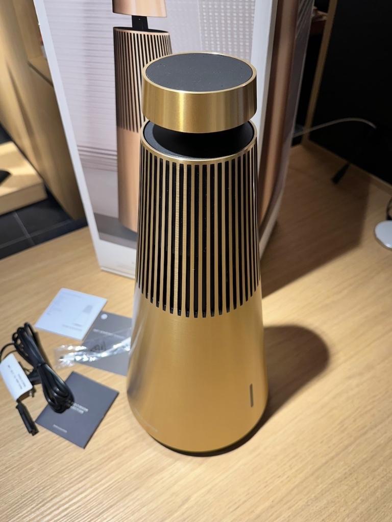 Bang & Olufsen Beosound 2 3th Gen Gold Tone Multiroom - B&O, Audio, Tv en Foto, Info@bang-olufsen.dk, Zo goed als nieuw, 60 tot 120 watt