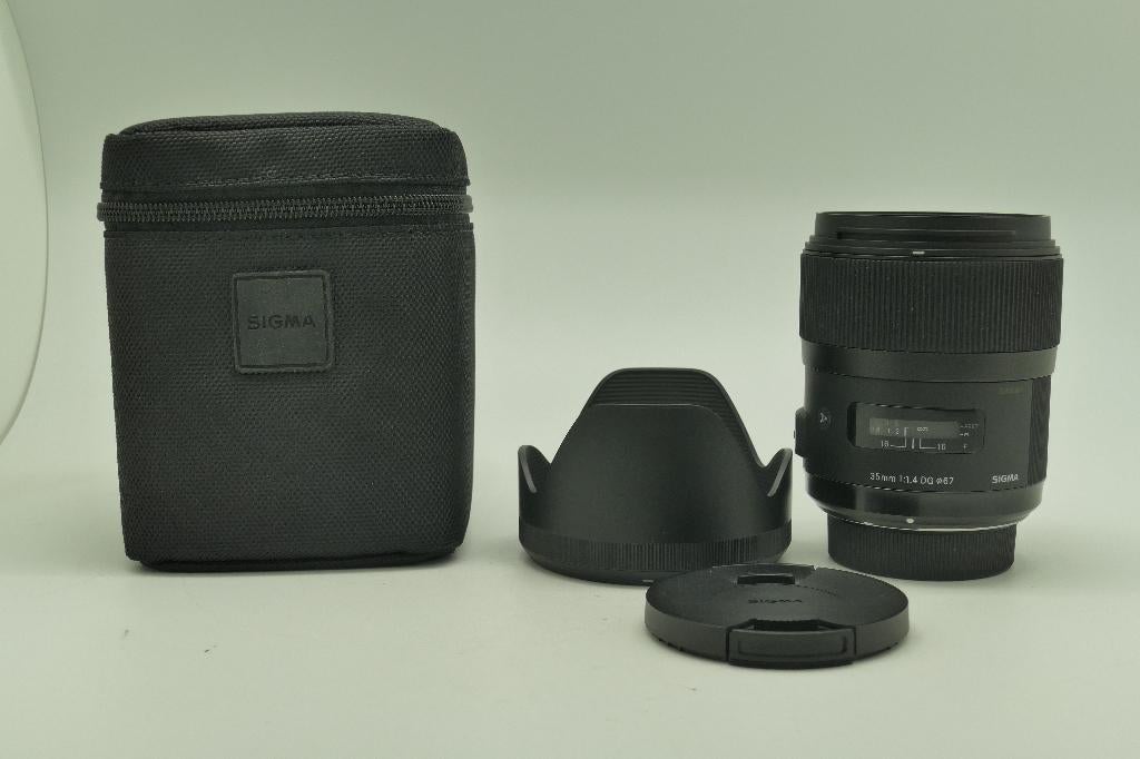 Sigma ART AF 35mm F1.4 DG: Reflex FX FF full-frame Nikon, Ophalen of Verzenden, Zo goed als nieuw, Groothoeklens