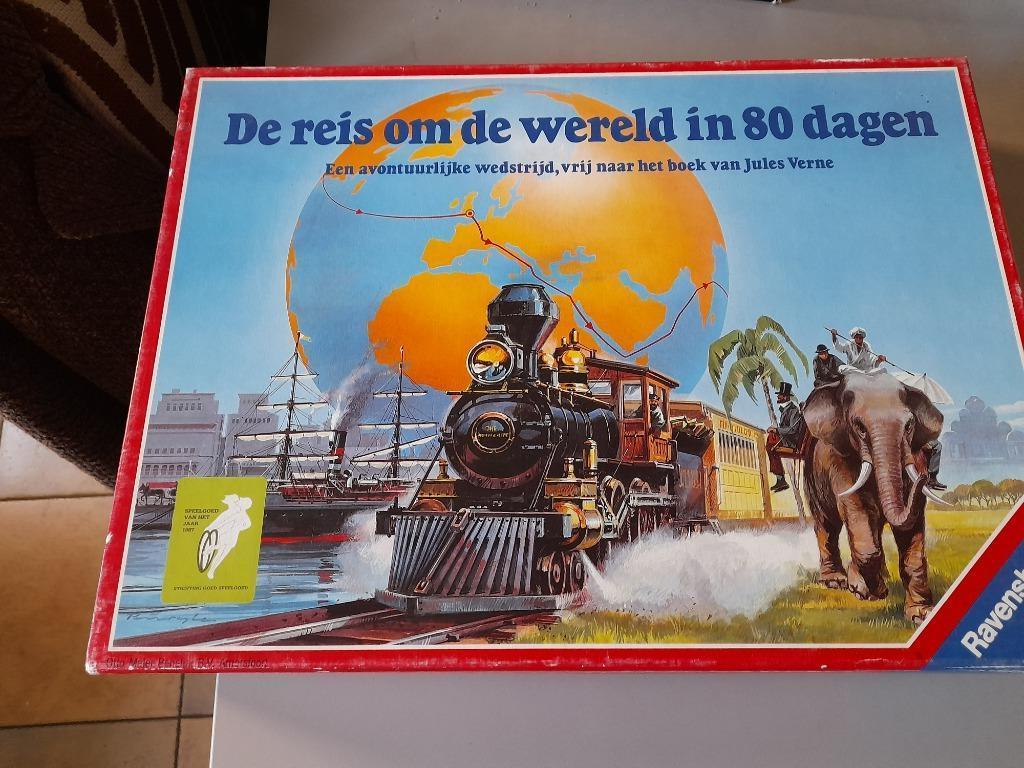 Gezelschapspel De reis  rond de wereld in 80 dagen., Ophalen of Verzenden, Gebruikt