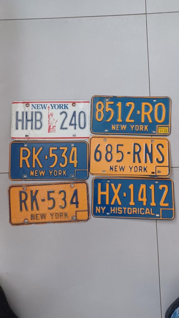 Usa nummerplaten new york, Ophalen of Verzenden