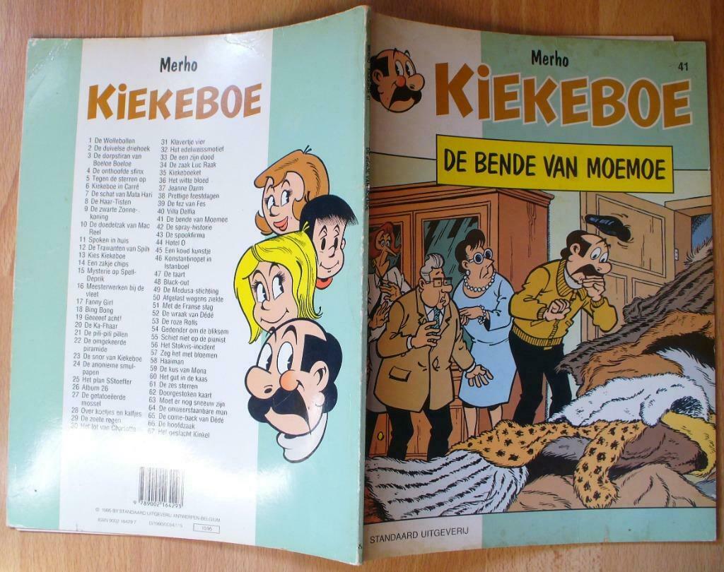KIEKEBOE 41 - DE BENDE VAN MOEMOE - HERDRUK - MERHO, Enlèvement ou Envoi, Une BD, Merho, Utilisé