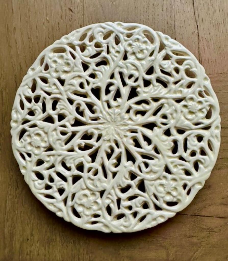 charmants sous-verres en céramique - écru - encore neufs, Maison & Meubles, Accessoires pour la Maison | Sous-verres & Sous-plats