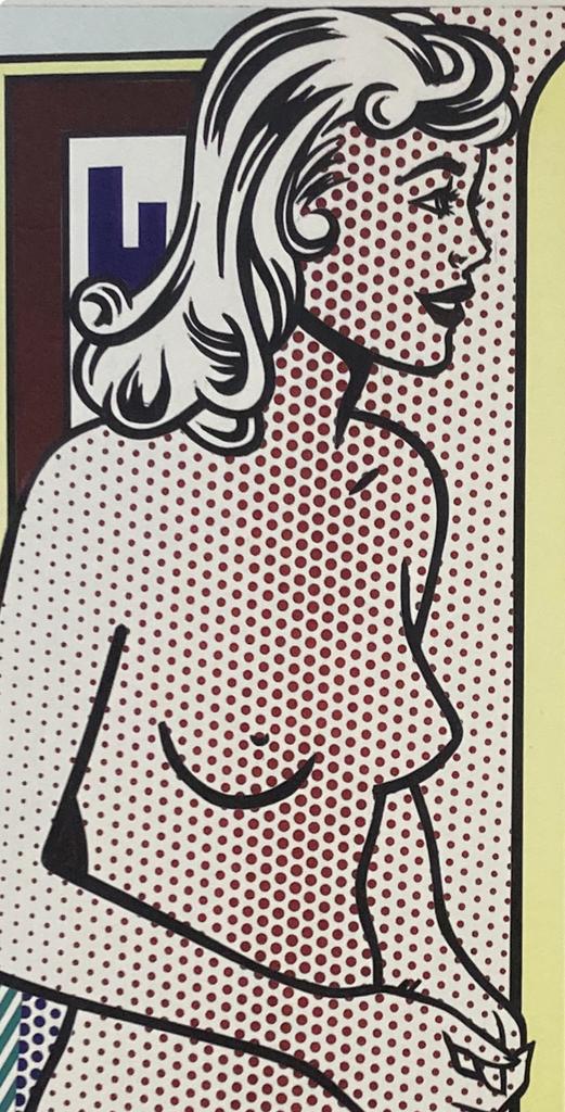 Roy Lichtenstein: lithografie verkocht ingelijst, Antiek en Kunst, Ophalen of Verzenden