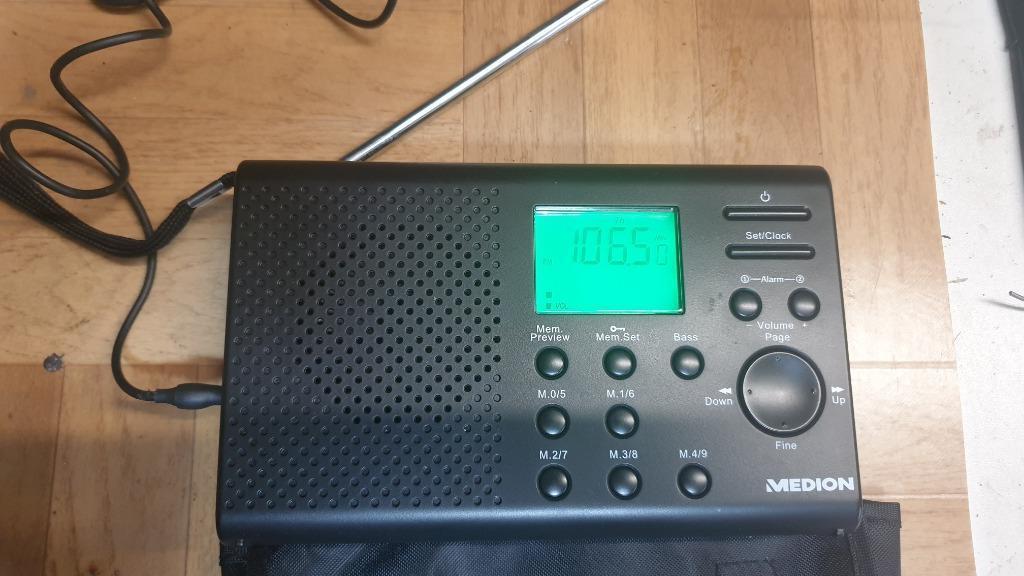 jw1320: Wereldradio , wereldontvanger Medion MD84943, Ophalen of Verzenden, Zo goed als nieuw, Wereldontvanger