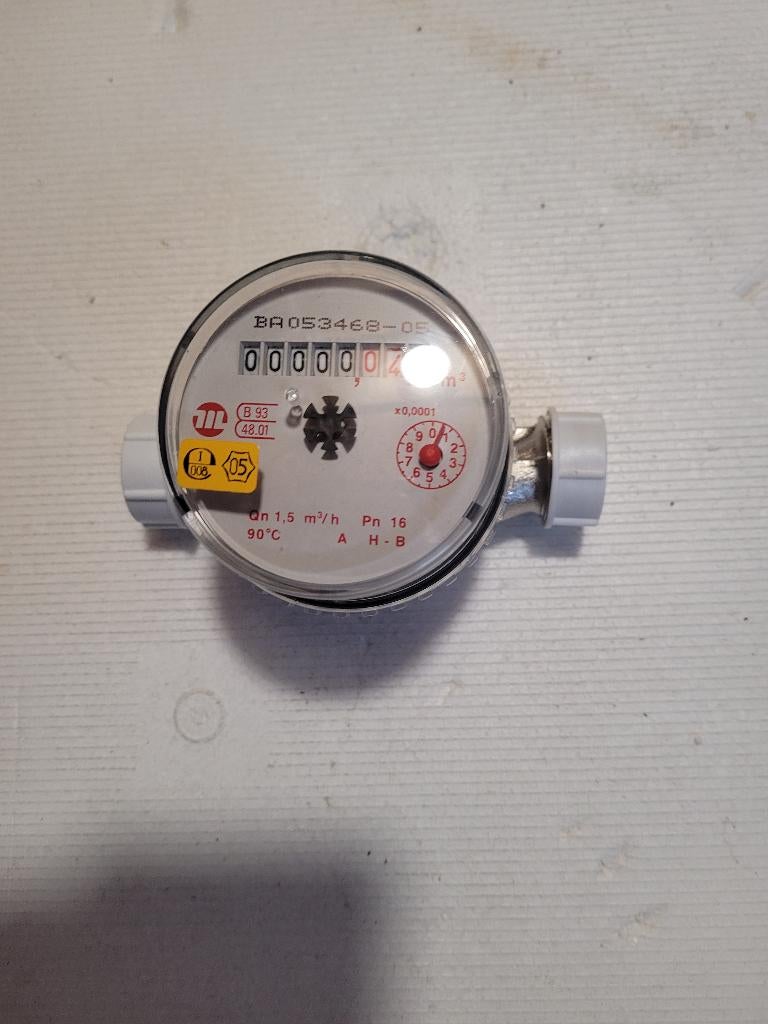 Watermeter, Doe-het-zelf en Bouw, Ophalen, Nieuw, Inhoud