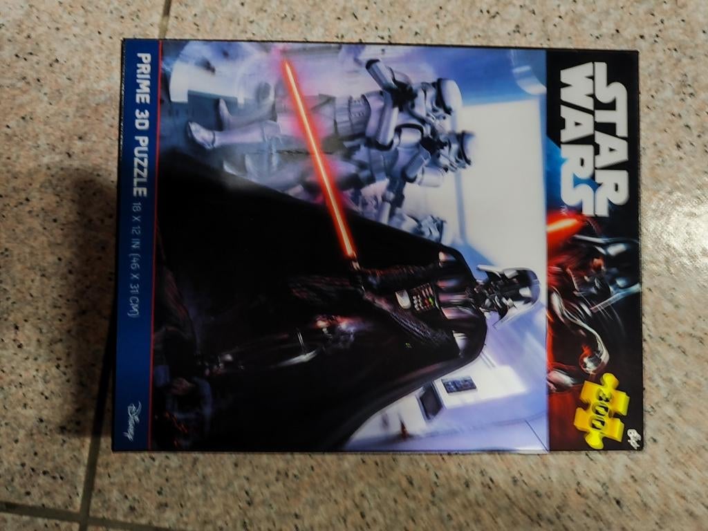 3d puzzel star wars 6+ 300st, Verzenden, Zo goed als nieuw