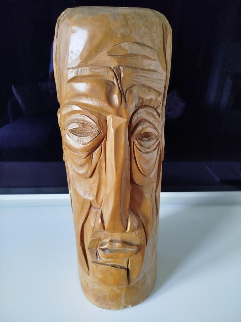 Houtsculptuur van Paul Cleempoel, Antiek en Kunst, Ophalen