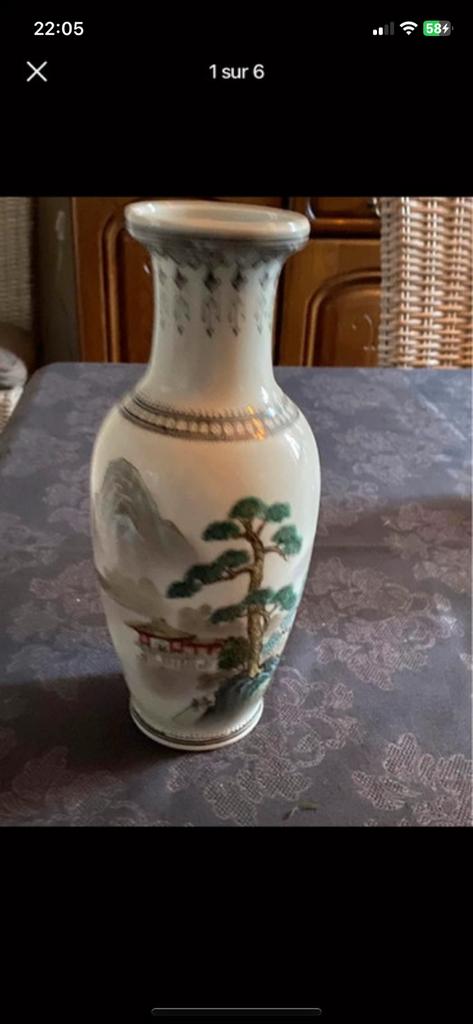 Vase porcelaine de chine, Antiquités & Art, Antiquités | Vases, Enlèvement