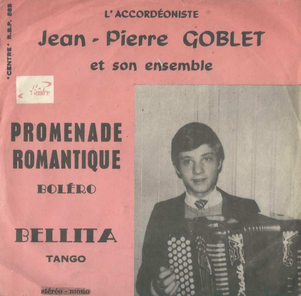 Jean-Pierre Goblet – Promenade Romantique / Bellita - Single, Ophalen of Verzenden, Gebruikt, Pop