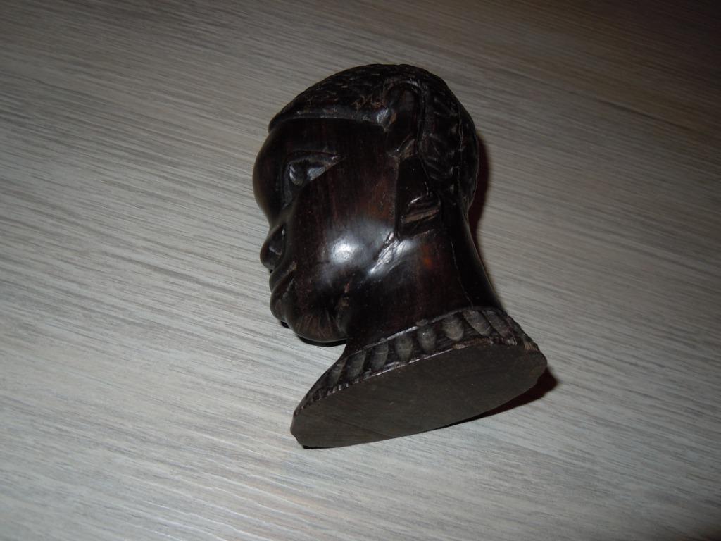 houten buste Afrika - houten beer, Ophalen of Verzenden
