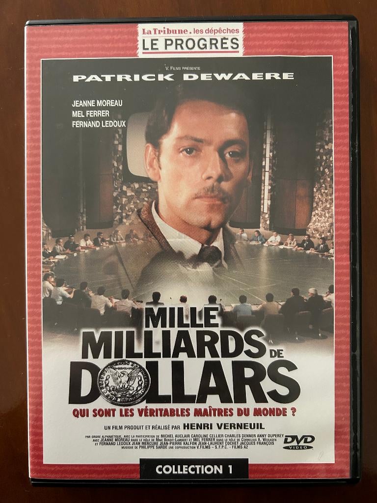 DVD Mille milliards de dollars - Patrick Dewaere, Enlèvement, Comme neuf
