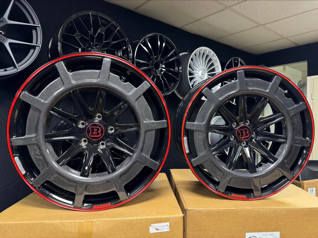 23 en 24 inch velgen Brabus look Forged G klasse GLE G63 GLE, Auto-onderdelen, Ophalen of Verzenden, Nieuw, Overige maten, Velg(en)