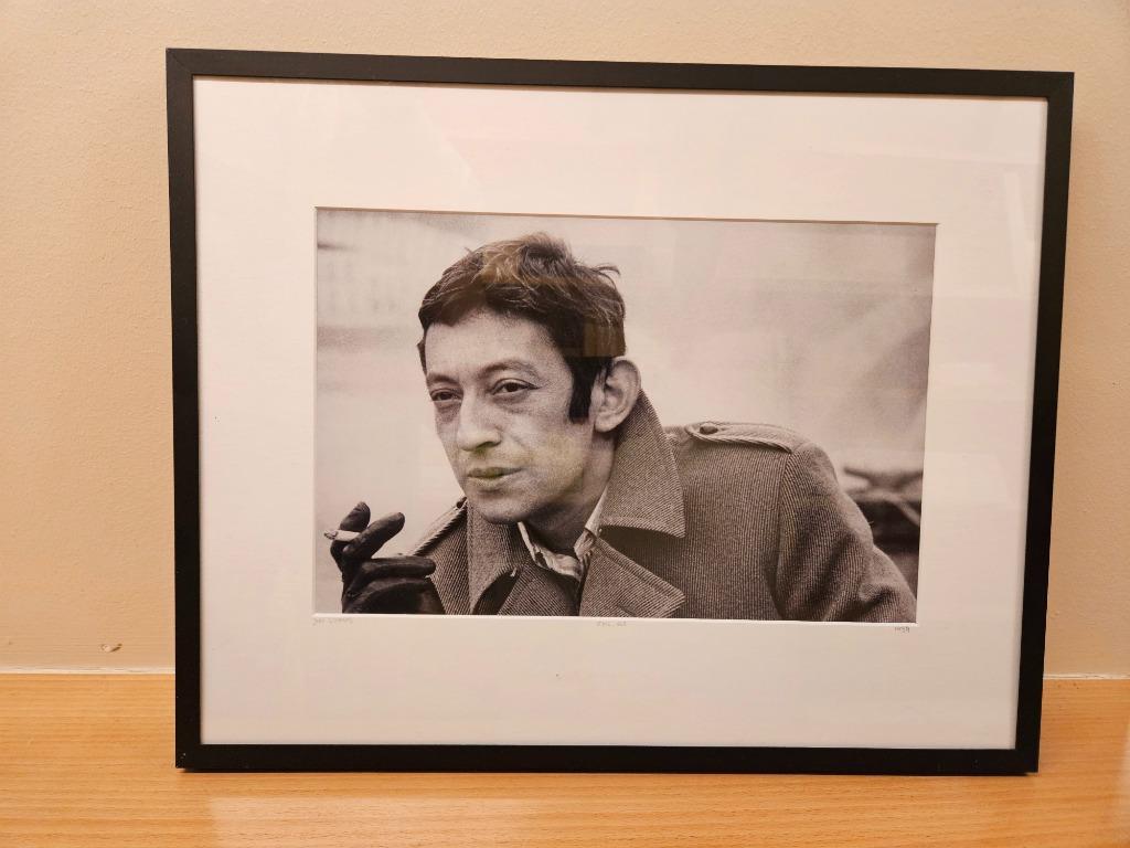 Yellow Korner Kunstfoto Serge Gainsbourg, Ophalen of Verzenden