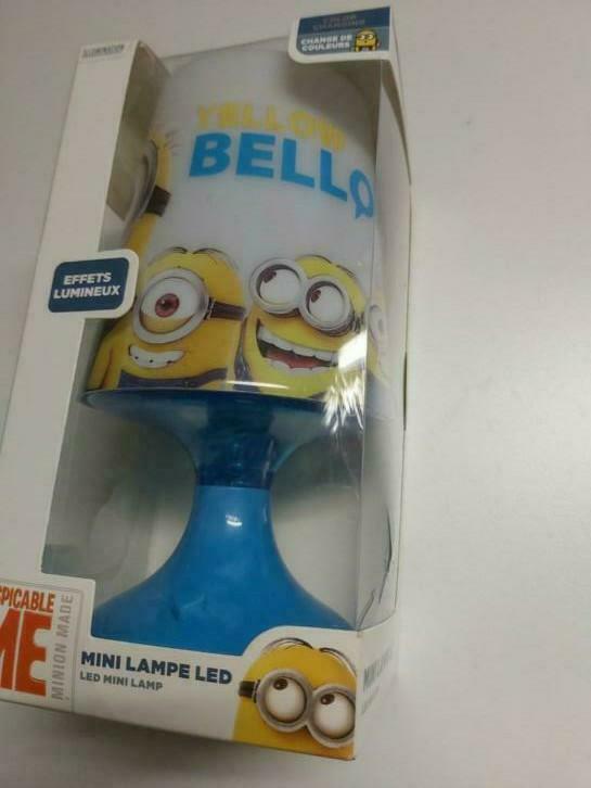 Minions nachtlamp, Ophalen of Verzenden, Zo goed als nieuw