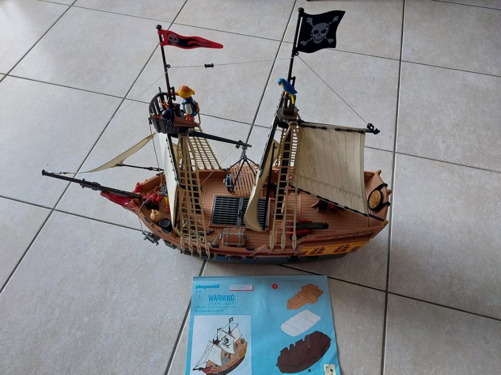 Playmobil 5135 - Bateau pirates, Enlèvement, Comme neuf