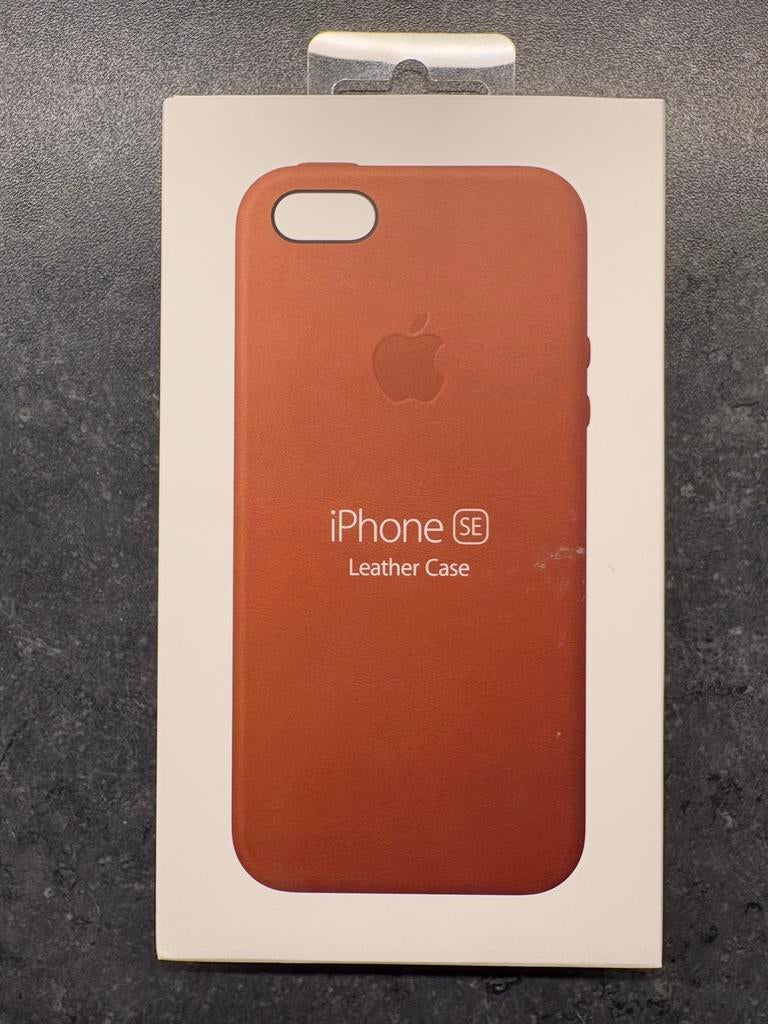 Coque Apple Leather Case pour iPhone SE/5S - NEW, Ophalen of Verzenden, Zo goed als nieuw