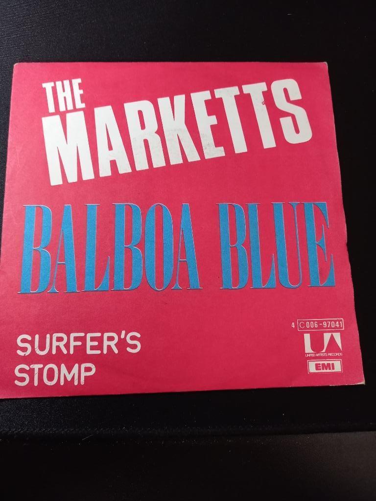 The Marketts – Balboa Blue / Surfer's Stomp "Popcorn", Gebruikt, Overige genres, 7 inch, Single