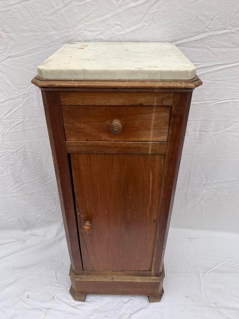 Vintage kast met natuursteen tablet, Ophalen