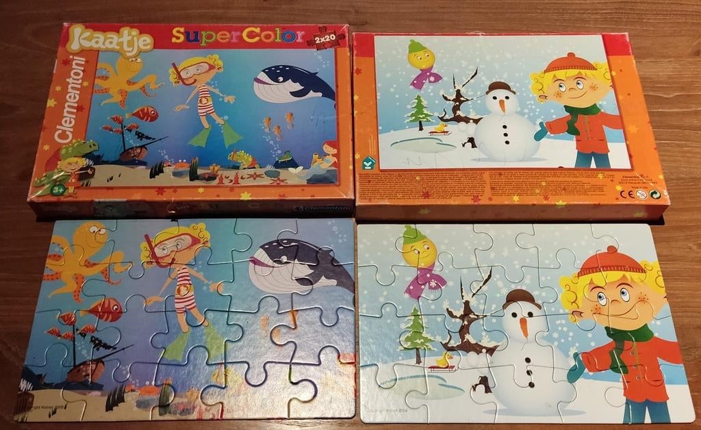 Puzzel Kaatje, Kinderen en Baby's, Speelgoed | Kinderpuzzels, Ophalen, 10 tot 50 stukjes, Gebruikt, 2 tot 4 jaar