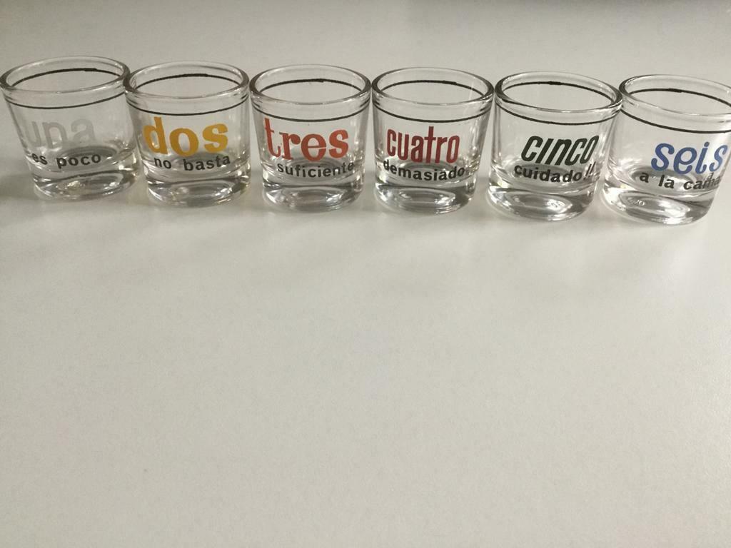 Shotglaasjes, Ophalen of Verzenden, Zo goed als nieuw