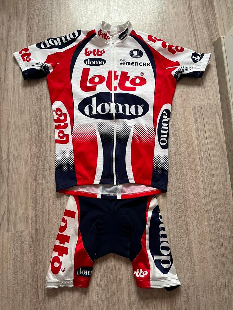 Vintage wielertenue Lotto Domo - Merk Vermarc, Enlèvement ou Envoi, Utilisé, Vêtements