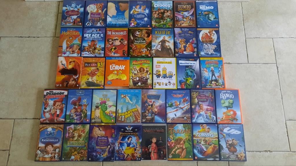 Disney / Pixar / Dreamworks dvd's 5 euro per stuk, Enlèvement ou Envoi, Tous les âges, Comme neuf, Aventure