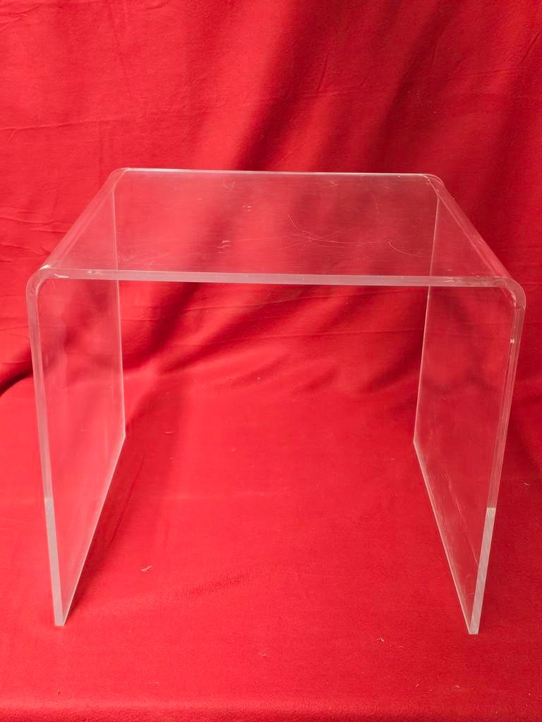 Mid century   retro 60/70 S  plexiglas tafeltje, Ophalen