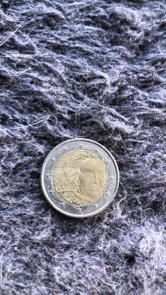 Herdenkingsmunt Simone Veil 2018., Postzegels en Munten, Ophalen, Frankrijk