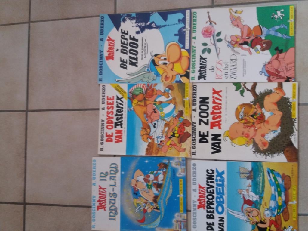 Strips asterix, Ophalen, Zo goed als nieuw