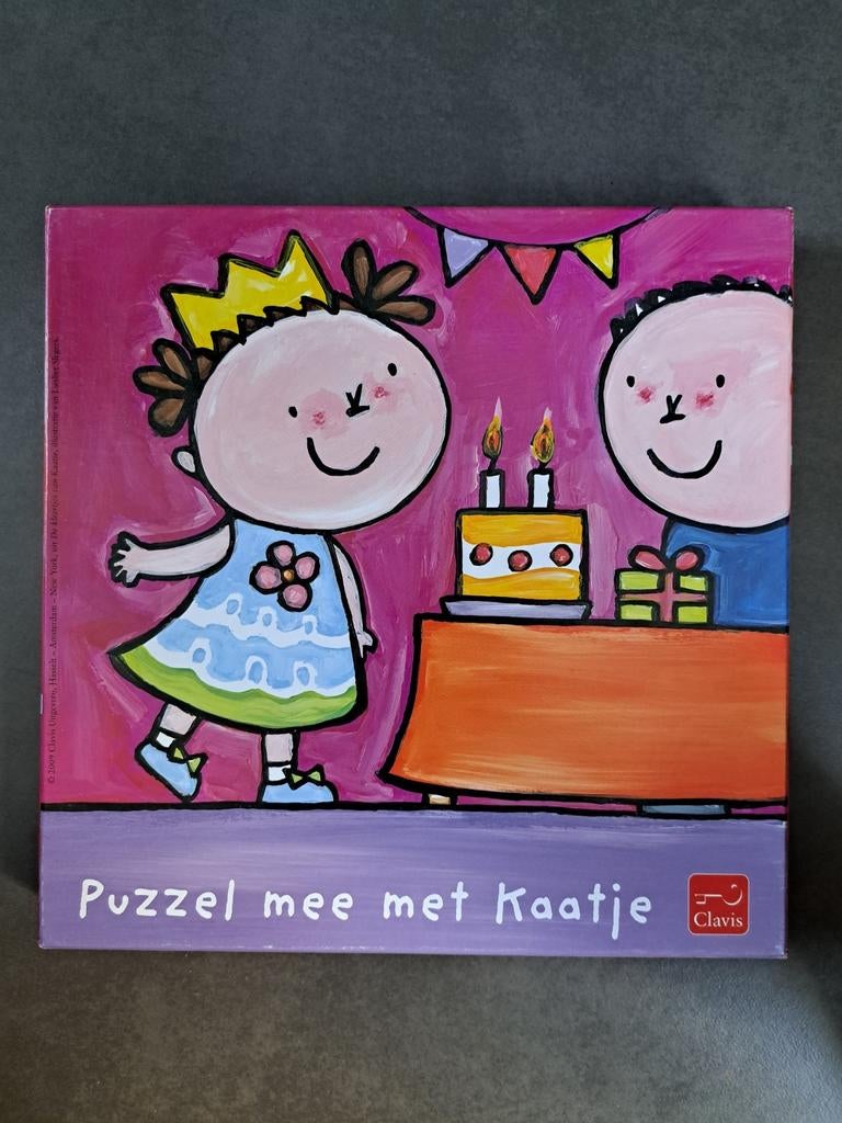 Houten puzzel van Clavis, 2 tot 4 jaar, Ophalen of Verzenden, Zo goed als nieuw, Van hout
