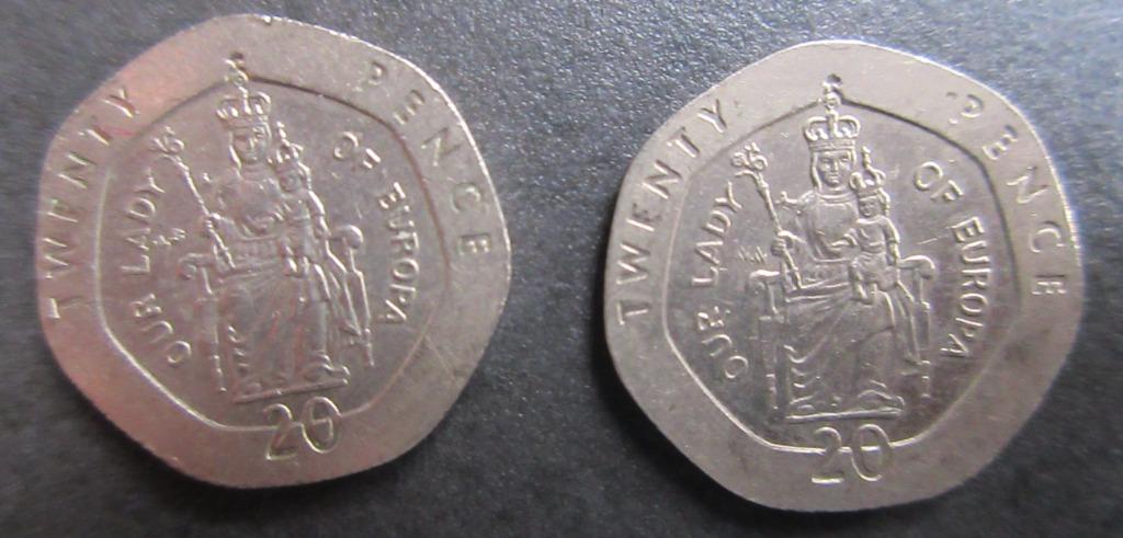 3 munten Gibraltar, Ophalen of Verzenden, Overige landen, Setje