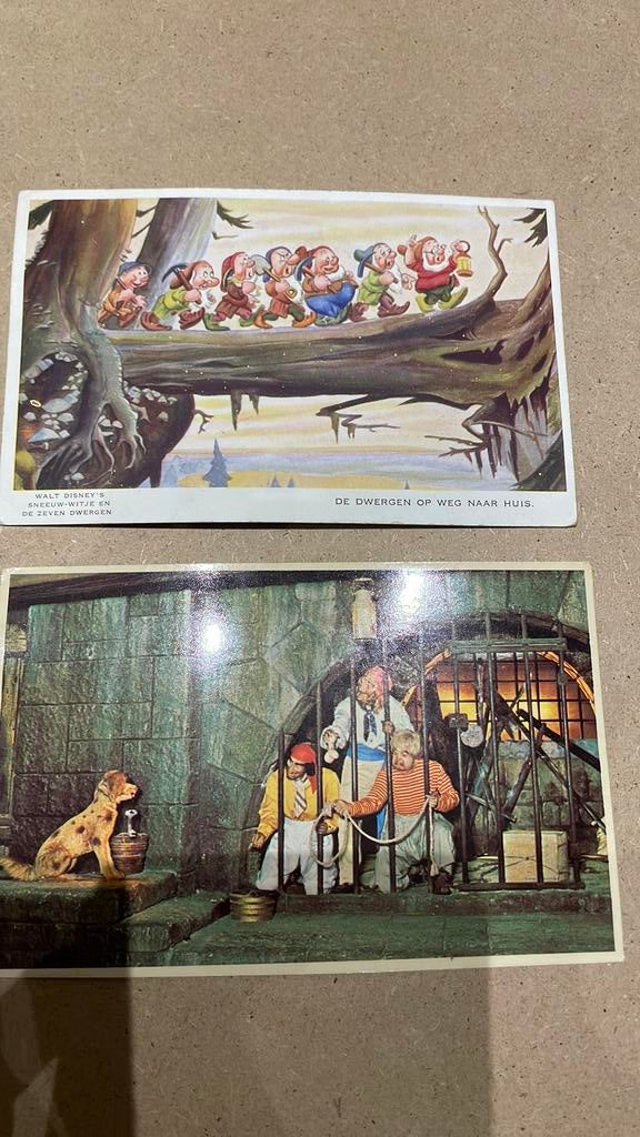 Hele oude Disney postkaarten, Hobby en Vrije tijd, Verzamelkaartspellen | Magic the Gathering, Gebruikt, Ophalen of Verzenden