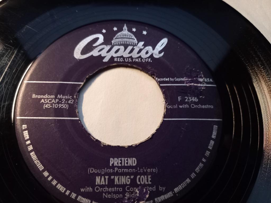 Nat "King" Cole - Pretend '7, Cd's en Dvd's, Gebruikt, 7 inch, Single, Ophalen of Verzenden