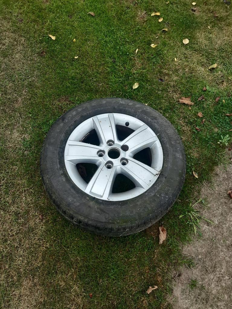 Alu velgen met 195/65r15 banden, Ophalen of Verzenden, Band(en)