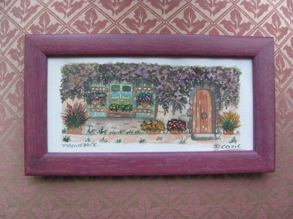 Aquarelle originale PROVENCE Signée, Enlèvement ou Envoi
