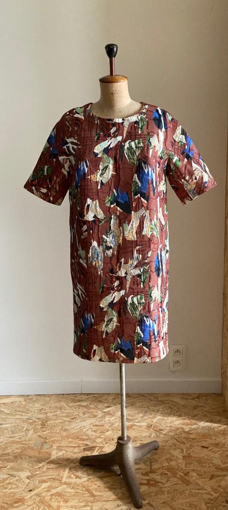 Jurk “Julia June”, Kleding | Dames, Ophalen, Bruin, Knielengte, Maat 34 (XS) of kleiner