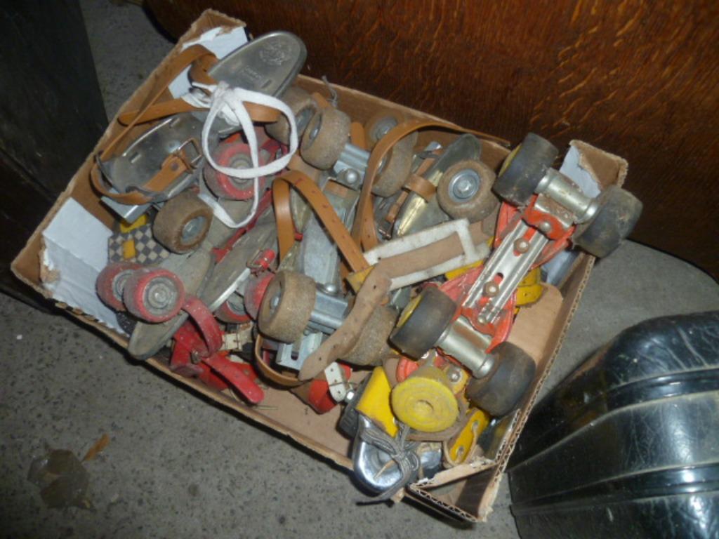 LOT OUDE ROLSCHAATSEN, Antiek en Kunst, Ophalen of Verzenden