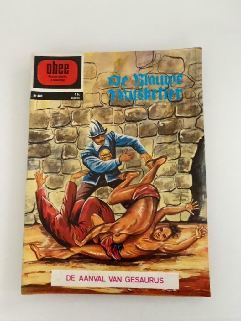 Strip Ohee 440 18/8/1971 Blauwe Musketier Aanval v Gesaurus, Boeken, Gelezen, Ohee, Eén stripboek, Ophalen of Verzenden