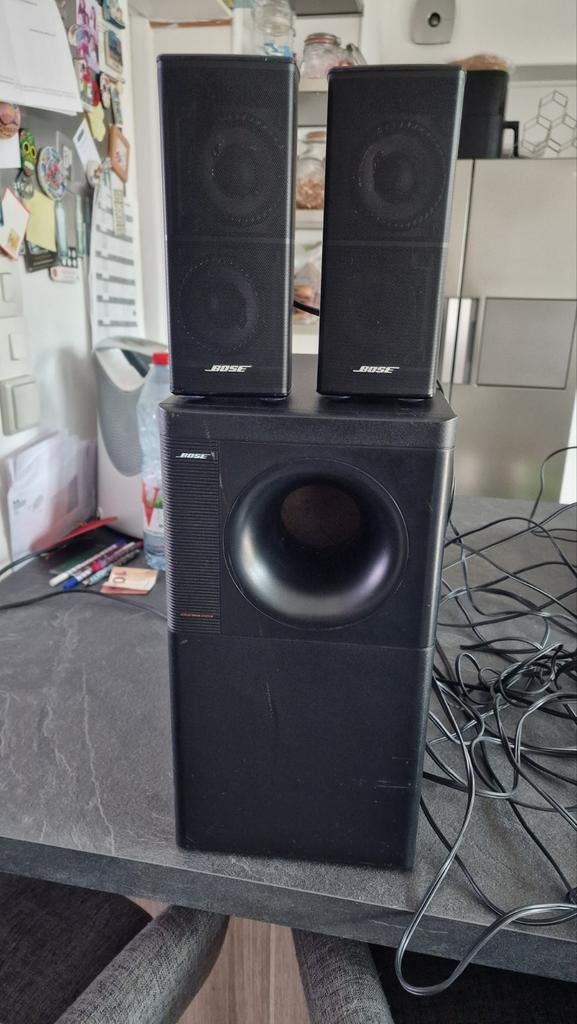 Enceinte bose jewel cube noire + caisson ACOUSTIMASS 3 SERIE, Utilisé, Bose