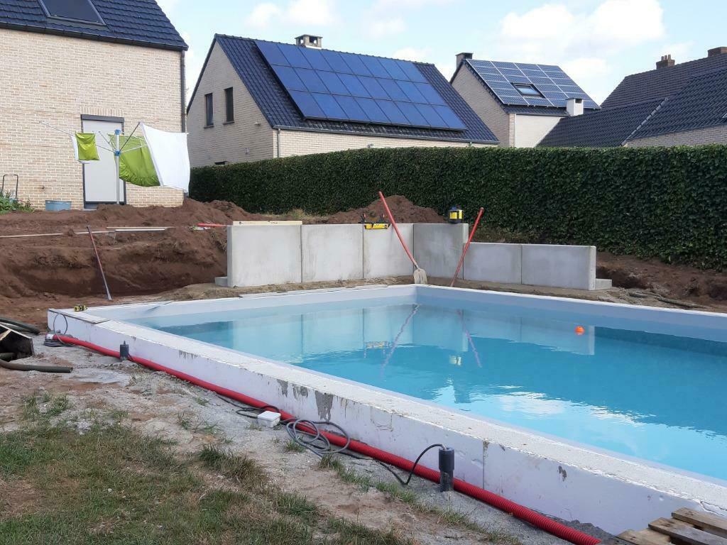 keerwanden, parkings, zwembaden, alle grond en tuinwerken, Garantie, Verbouw of Aanbouw