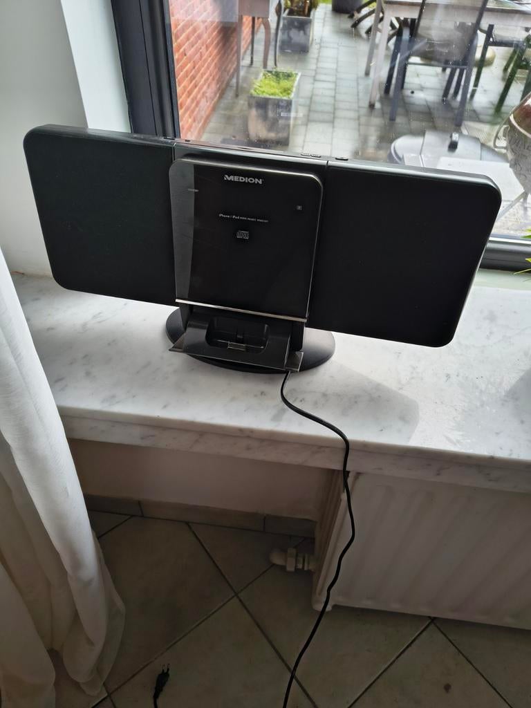 Medion Radio, iPhone aansluiting , USB, afstandsbediening, Ophalen