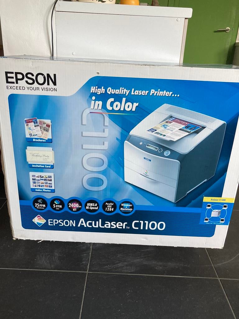 Aculaser Epson C 1100, Ophalen, Gebruikt