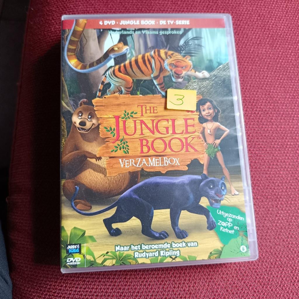 Dvd the jungle book verzamelbox, Ophalen of Verzenden, Zo goed als nieuw