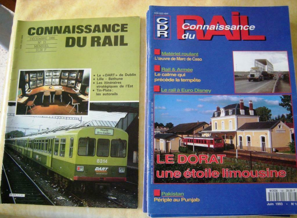 13 Revues Connaissance du Rail, Enlèvement ou Envoi, Comme neuf, Train, Livre ou Revue